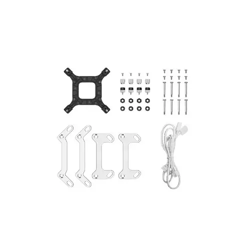 Deepcool LT240 WH ARGB 120mm All in One White Liquid CPU Cooler-4