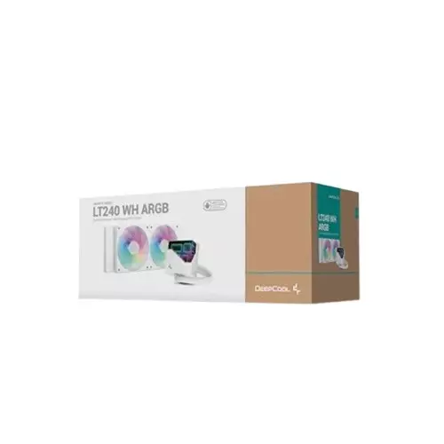 Deepcool LT240 WH ARGB 120mm All in One White Liquid CPU Cooler-5