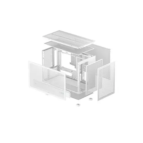 Deepcool CH260 WH Desktop White Case-4