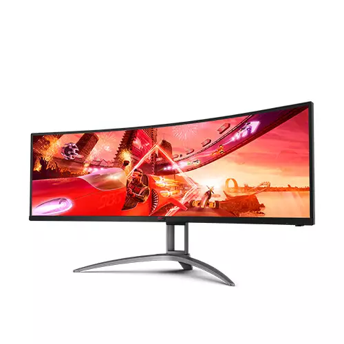 AOC AG493QCX 49 Inch 144Hz 1ms DQHD HDR400 Curved Gaming Monitor - 2