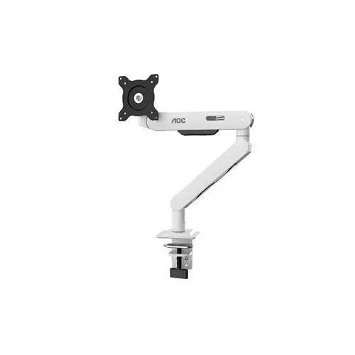 AOC AM402W Single Monitor Arm White