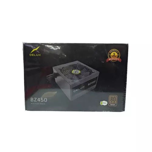 DELUX BZ450 ATX 80 PLUS BRONZE POWER SUPPLY