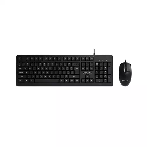 Delux K6850U Wired office Keyboard and Mouse Combo