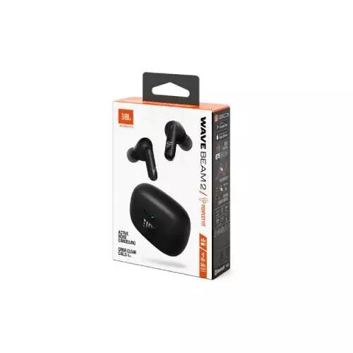 JBL Wave Beam 2 ANC True Wireless Earbuds (Black) - 0
