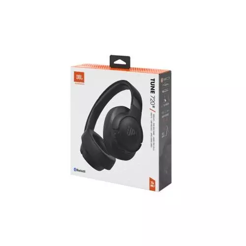 JBL Tune 720BT Wireless Over Ear Headphones (Black) - 0