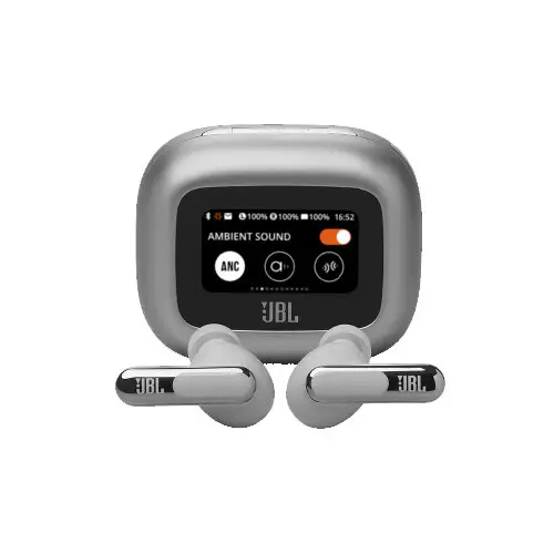 JBL Live Beam 3 ANC True Wireless Earbuds (Silver)