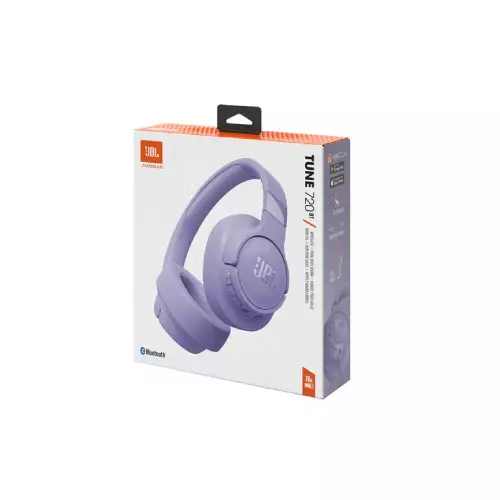 JBL Tune 720BT Wireless Over Ear Headphones (Purple) - 0