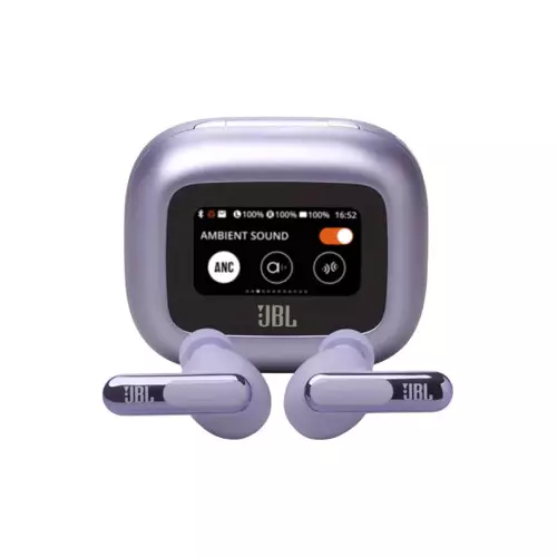 JBL Live Beam 3 ANC True Wireless Earbuds (Purple)