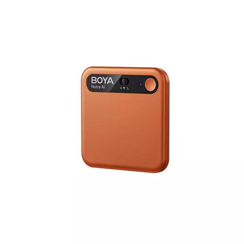 BOYA Notra AI All-Around Voice Recorder Orange