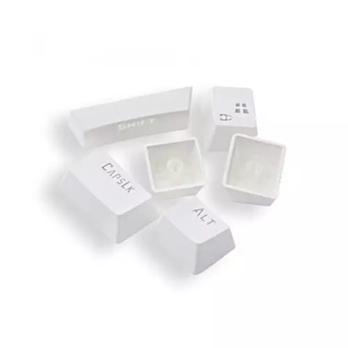 Redragon A101W Mechanical Keyboard Keycaps (White) - 3
