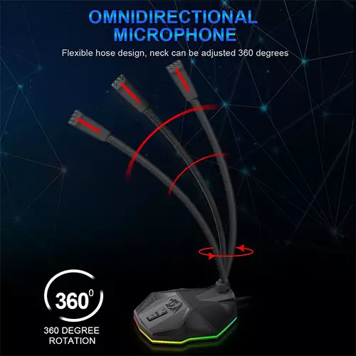 REDRAGON GM99 STIX RGB Wired Microphone-2