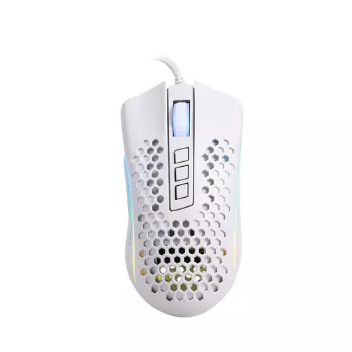 REDRAGON M808 STORM LIGHTWEIGHT RGB GAMING MOUSE (WHITE)
