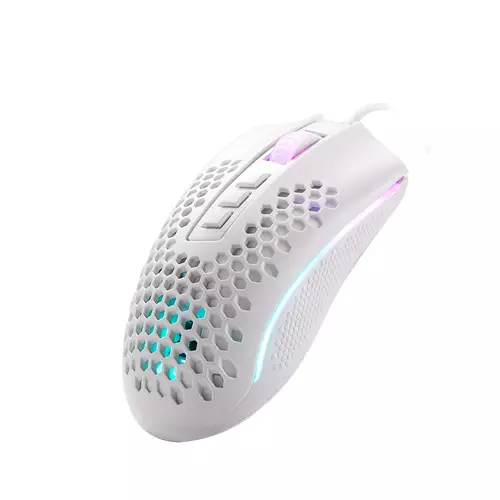 REDRAGON M808 STORM LIGHTWEIGHT RGB GAMING MOUSE (WHITE) - 4