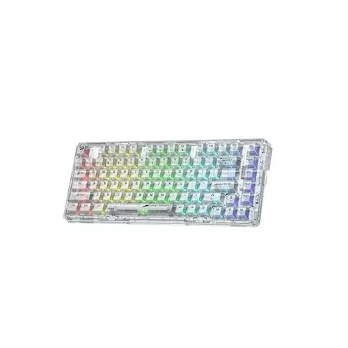 REDRAGON ELF PRO K649 TRANSPARENT RGB MECHANICAL KEYBOARD - 1