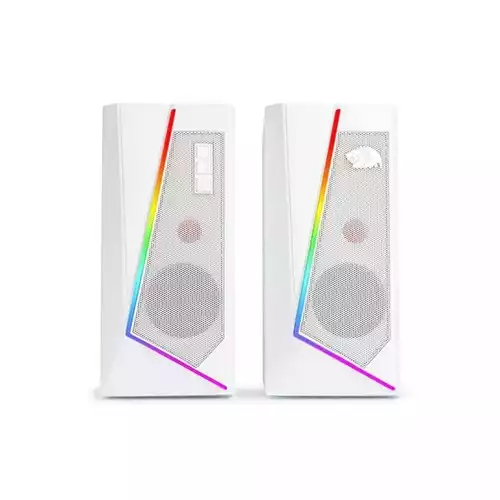Redragon GS520 Anvil 2.0 Channel RGB Speakers (White)