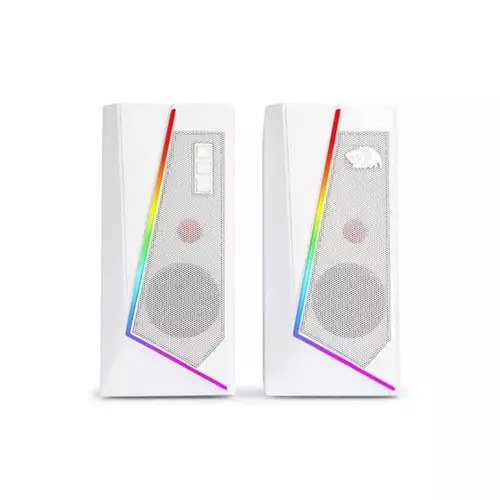 Redragon GS520 Anvil 2.0 Channel RGB Speakers (White)