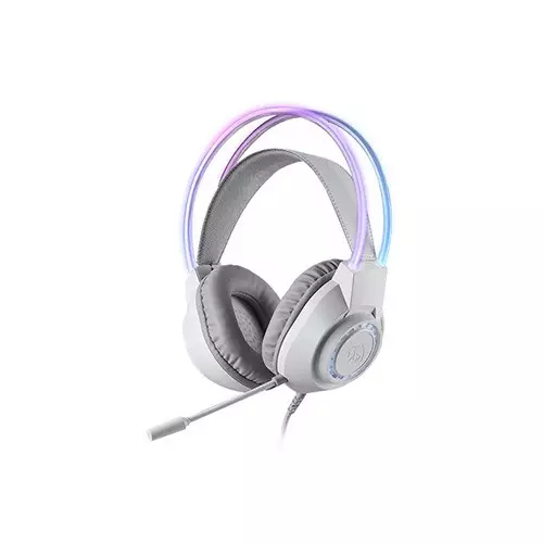 Redragon H231 Scream Wired RGB Gaming Headphone (white)-1