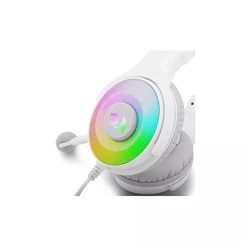 Redragon H350 Pandora RGB Wired Gaming Headset (White)-2