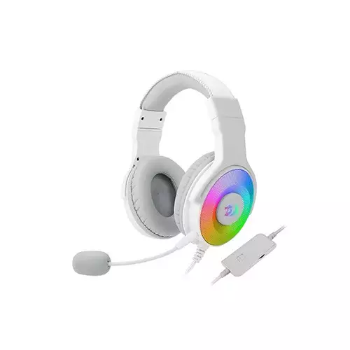 Redragon H350 Pandora RGB Wired Gaming Headset (White)