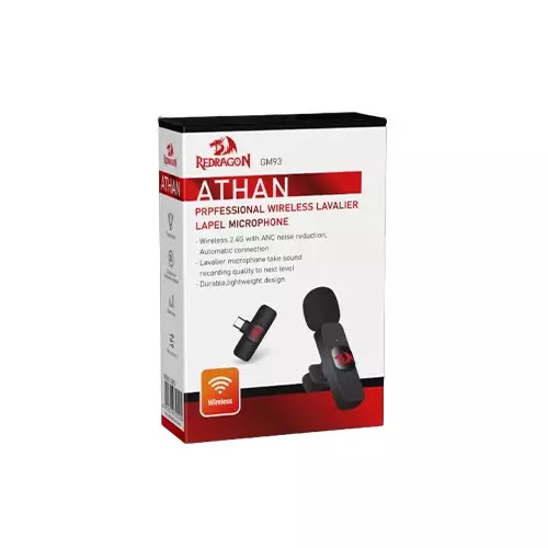 Redragon Athan GM93 Lavalier wireless Black microphone-6