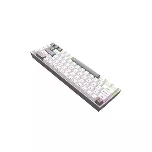 Redragon K705 PRO Tri-Mode rainbow mechanical Gaming keyboard (White Gray) - 4