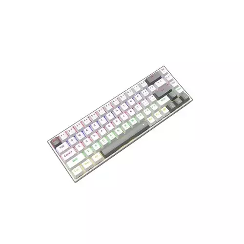 Redragon K705 PRO Tri-Mode rainbow mechanical Gaming keyboard (White Gray) - 5