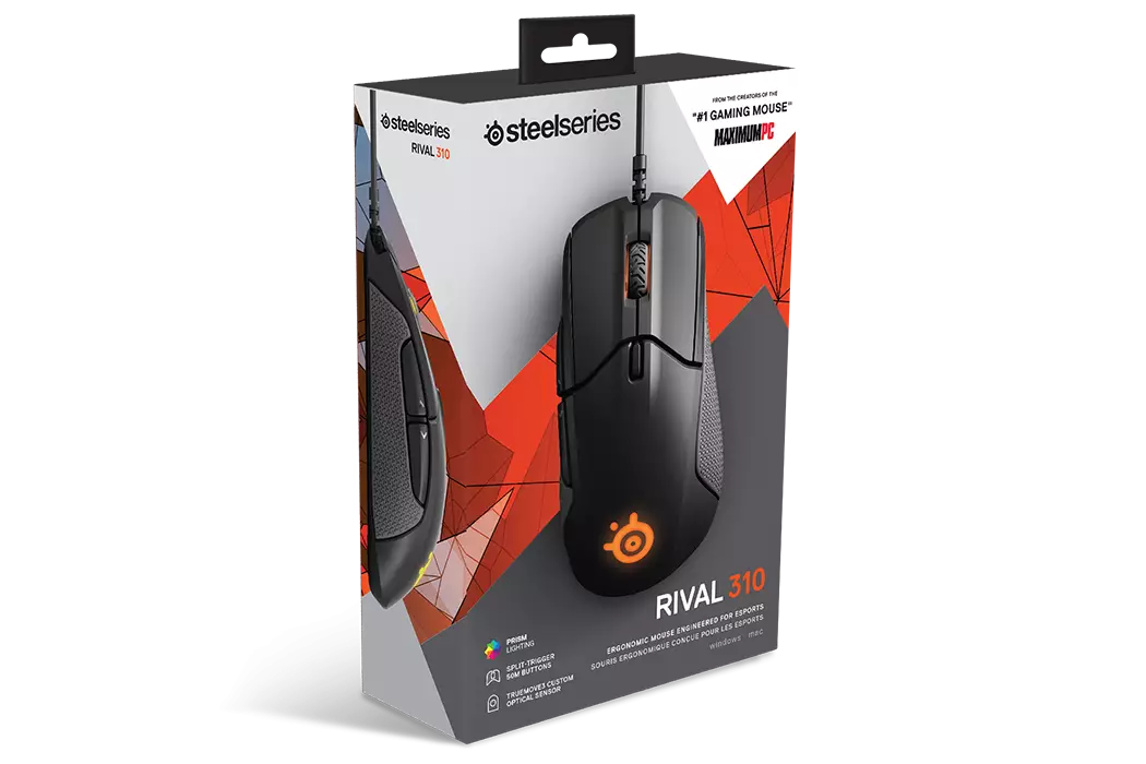 SteelSeries Rival 310 Ergonomic Gaming Mouse - 2
