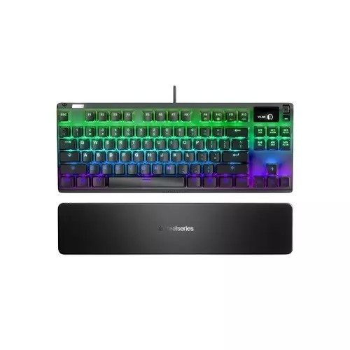 SteelSeries Apex 7 TKL Mechanical Tenkeyless Gaming Keyboard with Smart Display