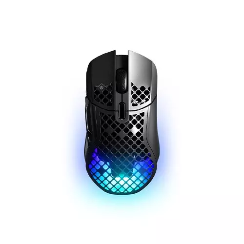 SteelSeries Aerox 5 Wireless Ultra Lightweight Super-Fast Gaming Mouse with AquaBarrie