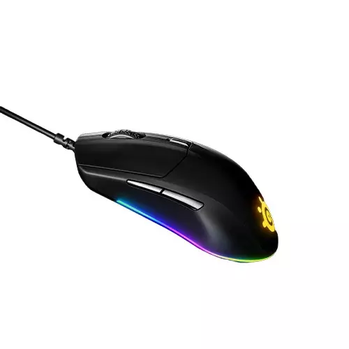 SteelSeries Rival 3 TrueMove Sensor Prism Lighting Wired Gaming Mouse - 1