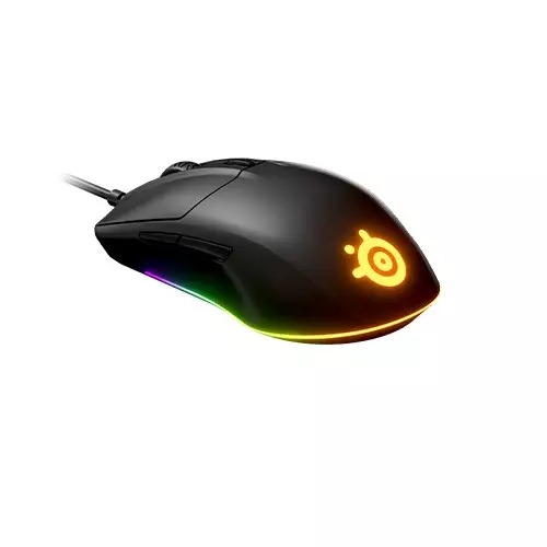 SteelSeries Rival 3 TrueMove Sensor Prism Lighting Wired Gaming Mouse - 2