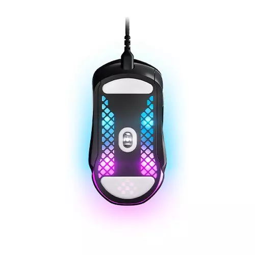 SteelSeries Aerox 5 Wired Holey RGB 18K DPI Ultra-lightweight Water-Resistant Design TrueMove Air Optical Sensor Gaming Mouse-gallery-3