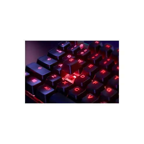 SteelSeries Apex 7 TKL Compact RGB Backlit Red Switch USB Passthrough and Media Controls Linear and Quiet Mechanical Gaming Keyboard with OLED Smart Display-4