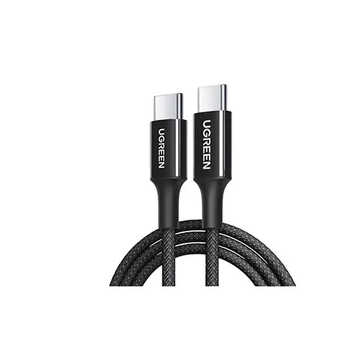 UGREEN L502 100W 1M Braided Fast Charging  Type-C to Type-C Cable (Black)