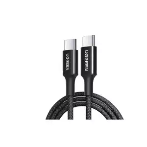 UGREEN L502 100W 1M Braided Fast Charging  Type-C to Type-C Cable (Black)
