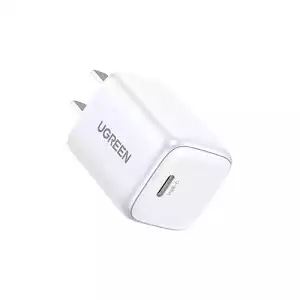 Ugreen CD318 (15328) Nexode 20W USB-C GaN US Fast Charger (White)