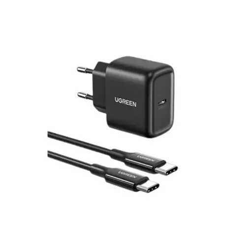 UGREEN CD250 25W PD Mini Fast Charger With 2M USB C to C Cable