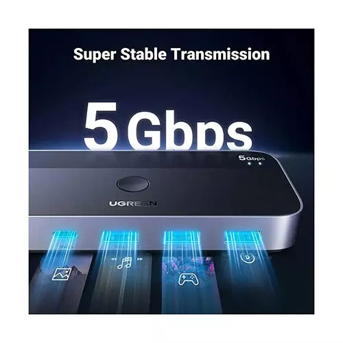 UGREEN CM662 (15705) 2 in 4 USB 3.0 Sharing Switch with Remote-gallery-1