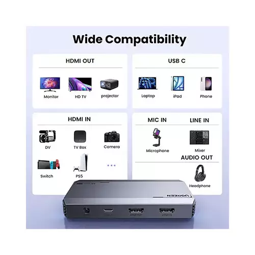 Ugreen CM489 (25173) HDMI Video Capture Card-gallery-3