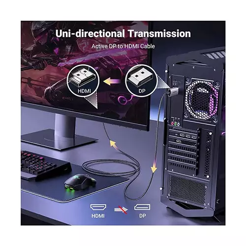 UGREEN DP115 (80395) 1M 8K DisplayPort to HDMI Cable-gallery-2
