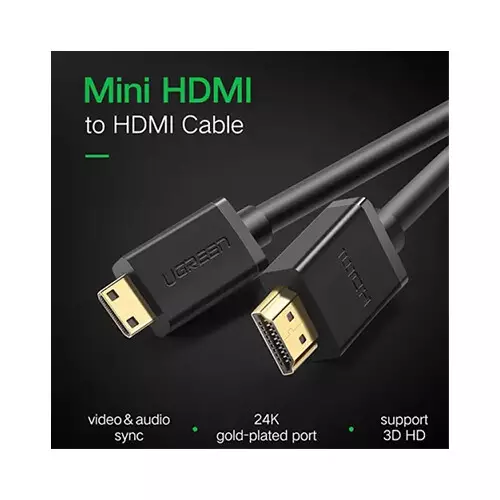 UGREEN HD108 (11167) 1.5M  Mini HDMI to HDMI Cable-gallery-1