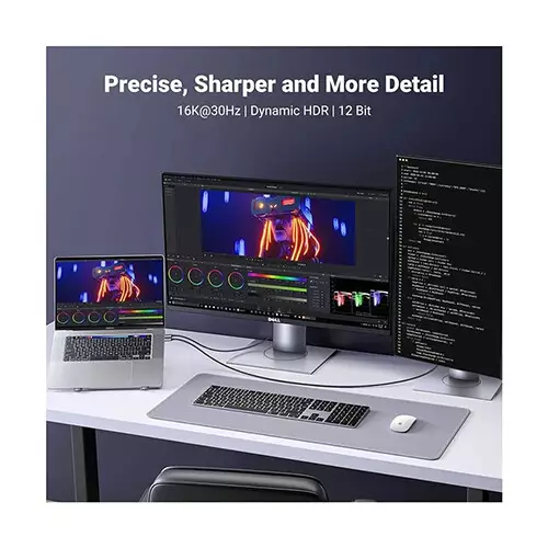 UGREEN CM707 (25865) 2M 16K USB-C to DisplayPort Cable - 3