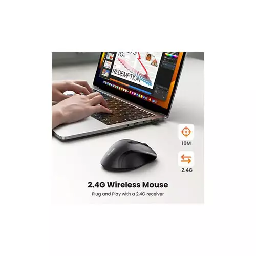 Ugreen M511 Wireless Optical Black Mouse - 1