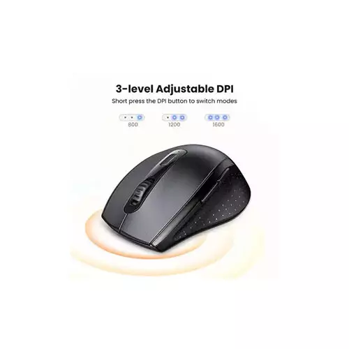 Ugreen M511 Wireless Optical Black Mouse - 3