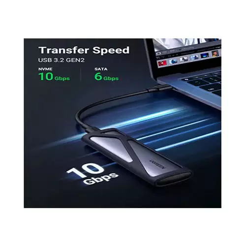 UGREEN CM400 M.2 Gen 2 SATA and NVMe SSD Enclosure -90264-gallery-2