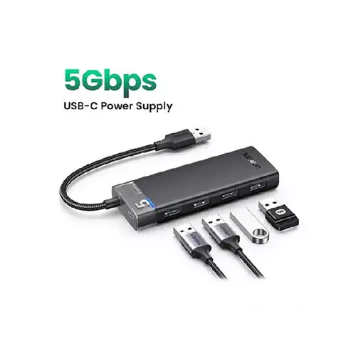 UGREEN CM653 4-Port USB-A 3.0 Hub With USB-C Power Supply-15548-gallery-1