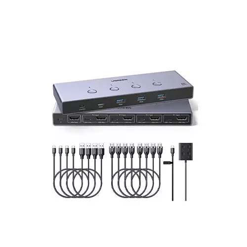 UGREEN AK701 (55397) 4 In 1 Out HDMI KVM Switch-gallery-1