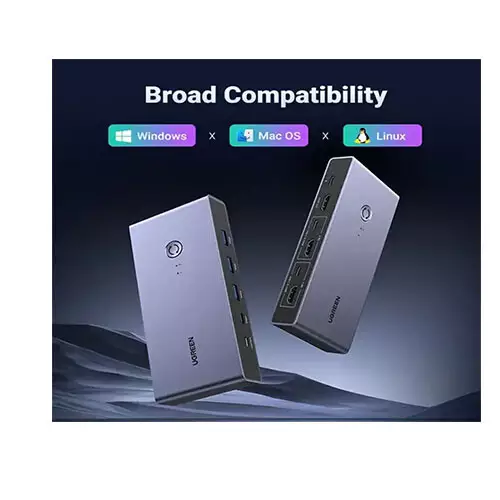 UGREEN CM692 -25961 2 In 1 Out HDMI KVM Switch-gallery-1