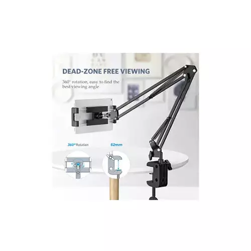 Ugreen LP142 (50394) Universal Holder with Folding Long Arm - Black - 2