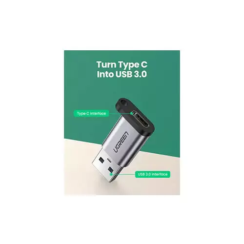 UGREEN US276 (35000) USB-A 3.0 to USB-C 3.1 Adapter - 1
